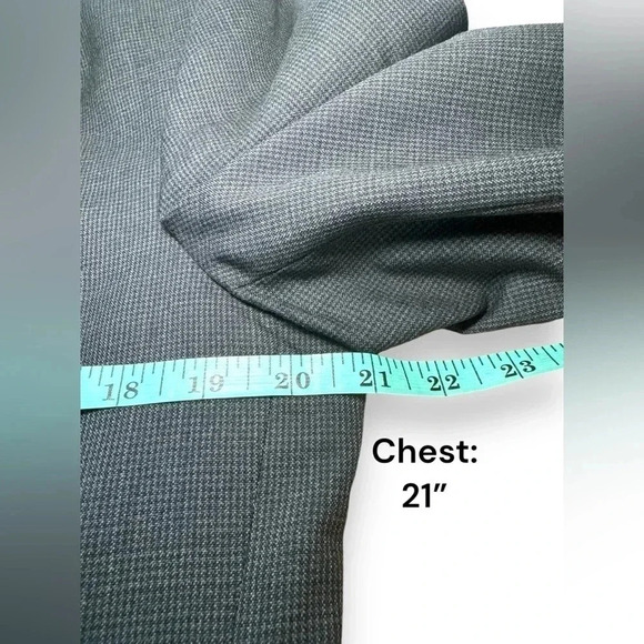 Brooks Brothers 39R Makers Brookseases Slate Gray 100% Wool Men's Suit Jacket - Picture 5 of 11